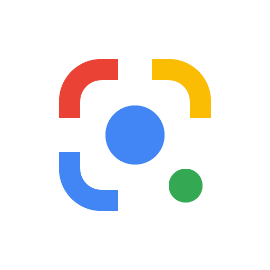 בתמונה- סמל היישומון  GOOGLE LENS (גוגל לנס) גוגל עדשה
